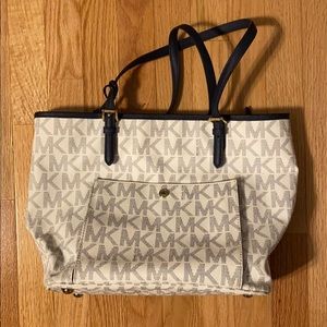 MK Michael Kors purse blue and white! AUTHENTIC
